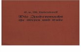 Ludendorff, Erich Und Mathilde - Die Judenmacht-Ihr Wesen Und Ende; Ludendorffs Verlag, 1939,