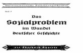 Nationalpolitische Aufklaerungsschriften Heft 07 - Das Sozialproblem Im Wandel Deutscher Geschichte (1941, 32 S., Scan, Fraktur)