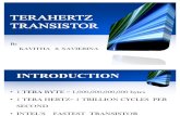 Terahertz Transistor