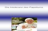 H Kesten - Die-Intoleranz-Des-Papsttums (Script Zum Vortrag)