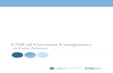 2010 CSR Deutscher Unternehmen in Lateinamerika