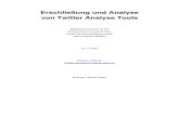 Erschließung und Analyse von Twitter Analyse Tools