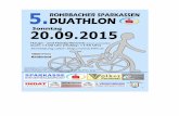 Ausschreibung Rohrbacher Duathlon 2015