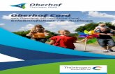 Oberhof Card Erlebnisführer | 8. Auflage