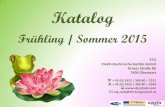 Katalog Frühling / Summer 2015