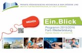 PH Linz Fortbildungsprogramm 2015/16 - Digitale Medien im Unterricht
