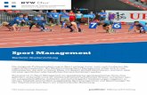 Studienbroschüre BSc in Sport Management