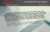 medico-Rundschreiben 03/2011: Rechte statt Mitleid