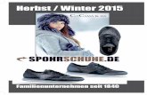 Spohr Schuhe Katalog Herbst Winter 2015-2016