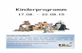 jagdhof.com - Kinderwochenprogramm DE 15. August 2015