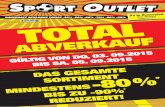 SportOutlet Flugblatt 31 August 2015