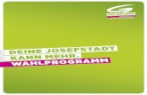 Wahlprogramm Grüne Josefstadt kompakt