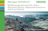 Bildungsbericht des Deutschen Alpenvereins 2013/2014
