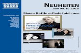 Neuheiten aus dem Naxos-Deutschland-Vertrieb 09. Oktober 2015