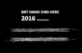 Mit Hand und Herz Sales Unterlagen 2016