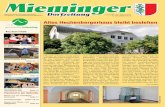 Mieminger Dorfzeitung - Ausgabe: November 2015