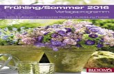 BLOOM's-Verlagsprogramm Buchhandel Frühling/Sommer 2016