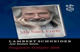 Lambert Schneider Verlag Frühjahr 2016