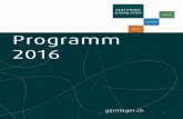 Garnlager Programmheft 2016