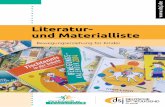 Literatur- und Materialliste 2016