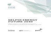 Delphi Energy Future 2040  - Ergebnisband