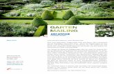 ARCATOUR Gartenmailing März 2016