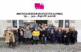 Kunstbahnhof Wasserburg Mitgliederausstellung 2016