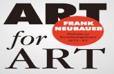 Frank Neubauer – Plakate zu Kunstereignissen 1972–97