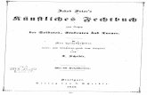 "Neu Kunstliches Fechtbuch" / Jakob Sutor von Baden / 1849