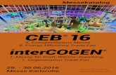 CEB & interCOGEN Messekatalog - Trade Fair catalogue 2016