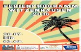 Ferienprogramm Witzenhausen 2016