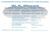 Grosse Messe in c-moll von Wolfgang Amadeus Mozart (Januar 2015)
