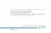 ITIL goes University? Serviceorientiertes IT-Management an ...