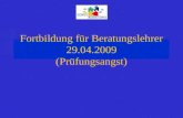 Schulangst/Prüfungsangst - Referat (ppt)