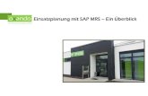Einsatzplanung mit SAP MRS – Überblick
