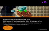 Fotografin/Fotograf HF Höhere Fachschule für Fotografie