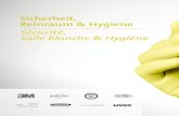 Sicherheit, Reinraum & Hygiene Sécurité, Salle blanche & Hygiène