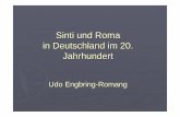 'Sinti und Roma in Deutschland im 20.Jahrhundert' - Manuskript von ...