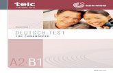 Modelltest – Deutsch-Test für Zuwanderer A2/B1