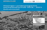 Thüringer Landesprogramm Hochwasserschutz - Maßnahmenteil