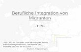 Projekt "BIM - Berufliche Integration von Migranten"