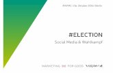 #Election2016 Social Media & Wahlkampf #AFBMC