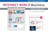 NMG Internet World Business Mediadaten 2017 Print, Newsletter, Digital, Leads, Events