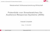 Potentiale von Smartwatches für Audience-Response-System (ARS)