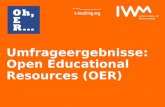 Ergebnisse zum Thema Open Educational Resources (OER)