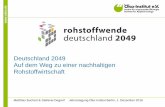 Deutschland 2049: Auf dem Weg zu einer nachhaltigen Rohstoffwirtschaft (Teil 2)