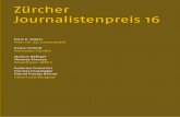 Broschüre Zürcher Journalistenpreis 2016 mit den ausgezeichneten ...