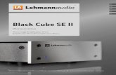 Lehmannaudio Black Cube SE II manual - 5 languages