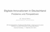 Digitale Innovationen in Deutschland: Probleme und Perspektiven