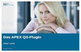 Das APEX QS-Plugin